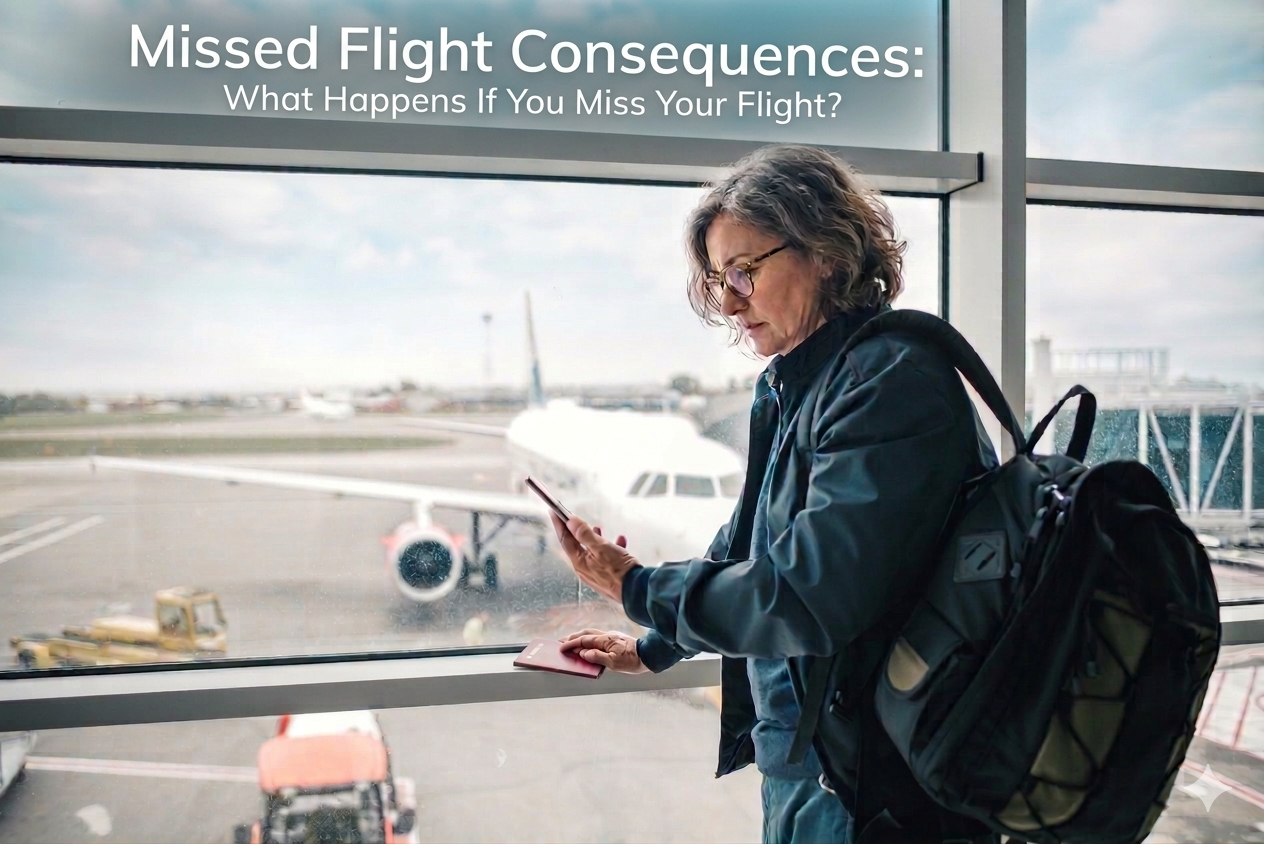 missed flight consequences what happens if you miss your flight