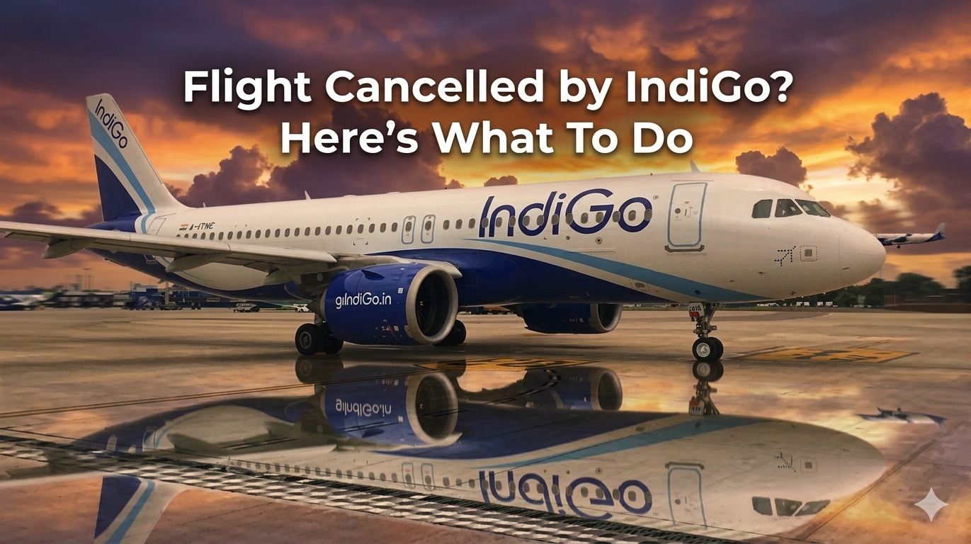 Flight Cancelled by IndiGo airport help desk support